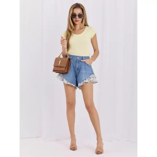  Dámské tričko RUE PARIS RV-TS-A1360.02P BRIGHT YELLOW 