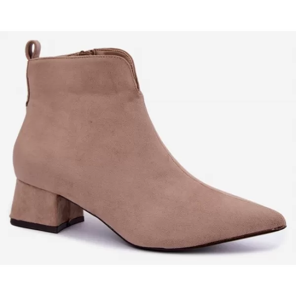  Dámské kotníkové boty BOTO D-334 BEIGE 