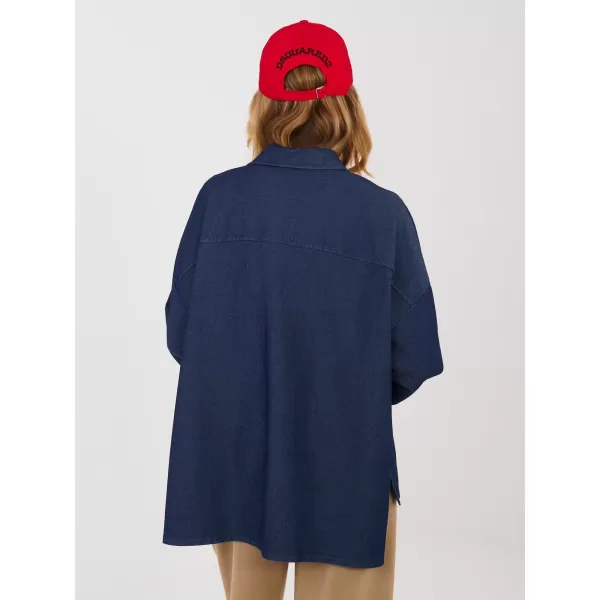  Dámská košile ITALY MODA IT-KS-FL9968.28 NAVY 