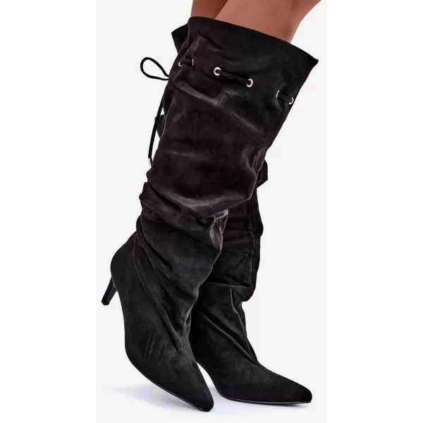  Dámské kozačky BOTO CS007 BLACK 