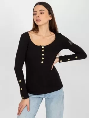 Dámská halenka OCH BELLA TW-BZ-OB-048.08 NOIRE