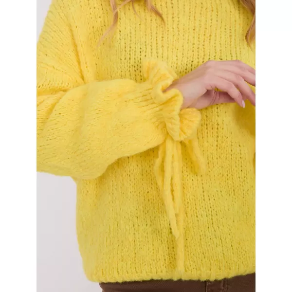  Dámský svetr ITALY MODA MI-SW-1512.28 YELLOW 