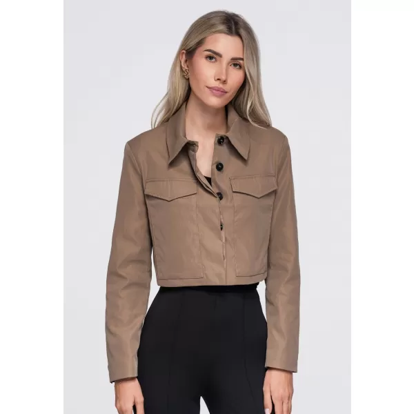  Dámské sako OMBRE OW-BL-E0007 BEIGE 
