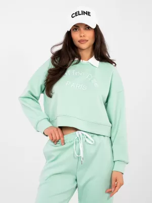 Dámská tepláková souprava ITALY MODA IT-KMPL-22212.36 BRIGHT GREEN