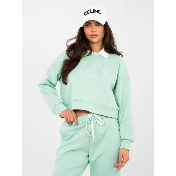  Dámská tepláková souprava ITALY MODA IT-KMPL-22212.36 BRIGHT GREEN 