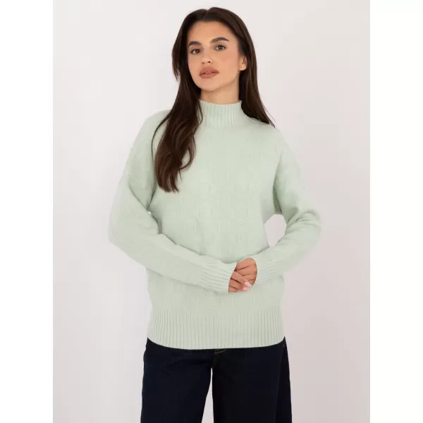  Dámský svetr WOOL FASHION ITALIA AT-SW-2339.54 MINT 