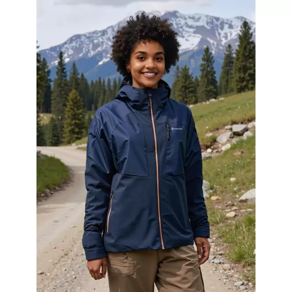  Dámská outdoorová bunda ALPINE PRO TEMUNA MOONLIT OCEAN 