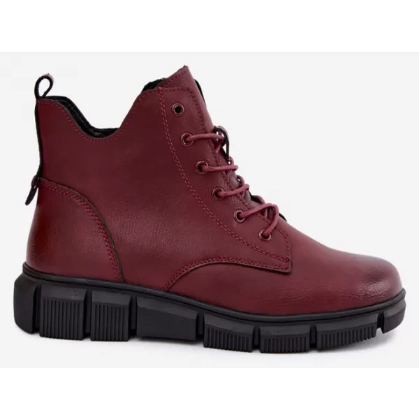  Dámské boty BOTO 26BT17-9301 BURGUNDY 