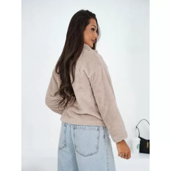 Dámská mikina FACTORY PRICE CS-BL-BT1033.09 LIGHT BEIGE 
