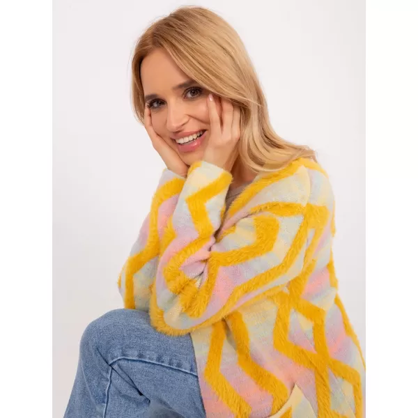  Dámský svetr WOOL FASHION ITALIA AT-SW-234701.34 YELLOW 