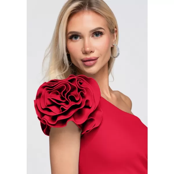  Dámské šaty LARICA LA-OM-DLR377 RED 