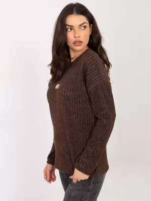 Dámský svetr RELEVANCE RV-SW-A1026.52 BROWN