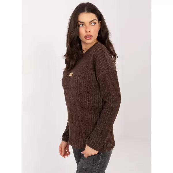  Dámský svetr RELEVANCE RV-SW-A1026.52 BROWN 