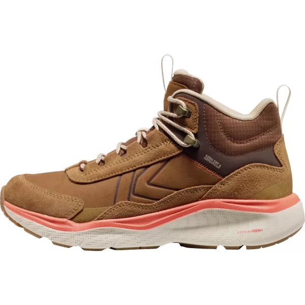  Dámské boty KEEN LEIKI LEATHER MID WP CHIPMUNK/BIRCH 