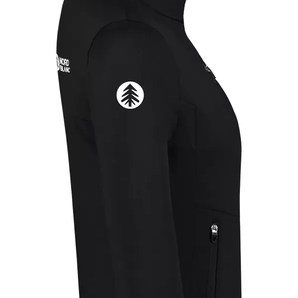  Dámská powerfleece mikina NORDBLANC CRISP NBSFL8338 ČERNÁ 