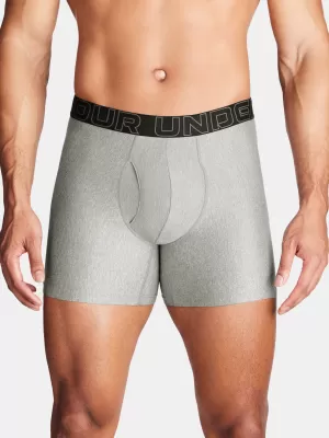 Pánské boxerky UNDER ARMOUR M UA PERF TECH 6IN (3KS) 1383878-035 ŠEDÁ