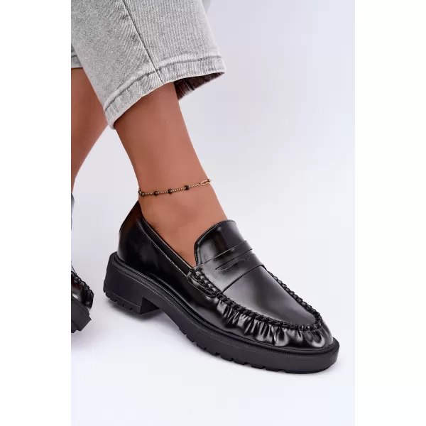  Dámské mokasíny BOTO D-243 BLACK 