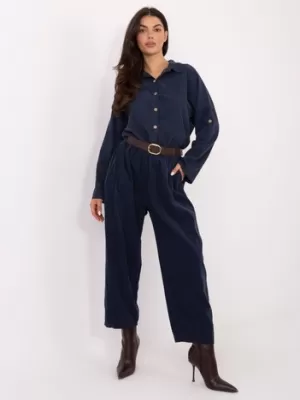 Dámské kalhoty ITALY MODA IT-SP-258009.83 DARK BLUE