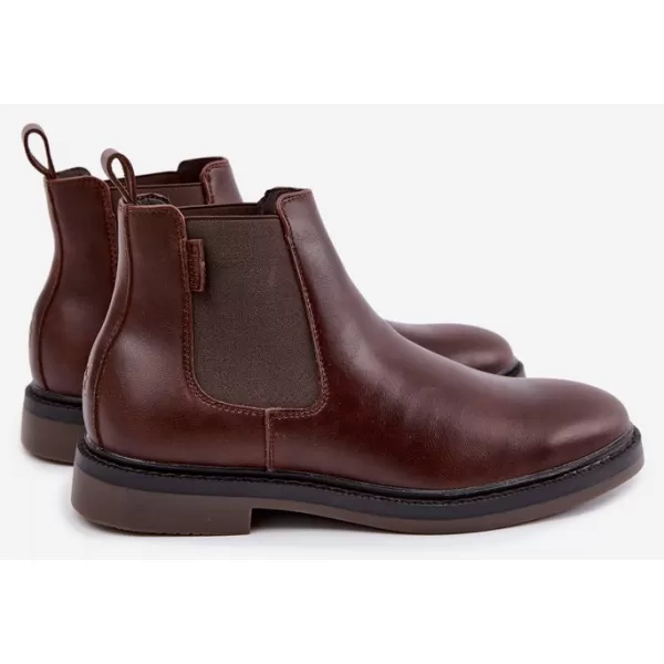  Pánské boty BIG STAR SHOES UU174279 BROWN/BEIGE SHADOWS 