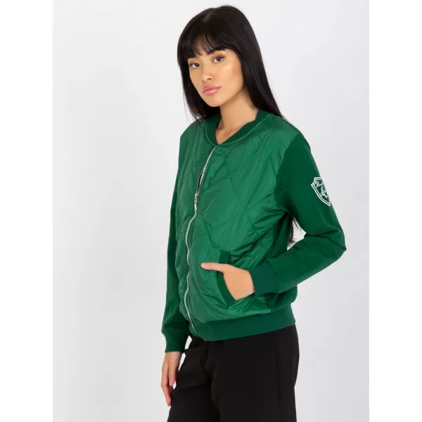  Dámská mikina RUE PARIS RV-BL-8225.88 DARK GREEN 