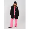 Dámský kabát RUE PARIS IT-PL-FL8153-1.06 BLACK