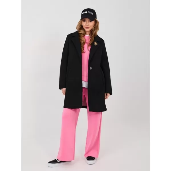  Dámský kabát RUE PARIS IT-PL-FL8153-1.06 BLACK 