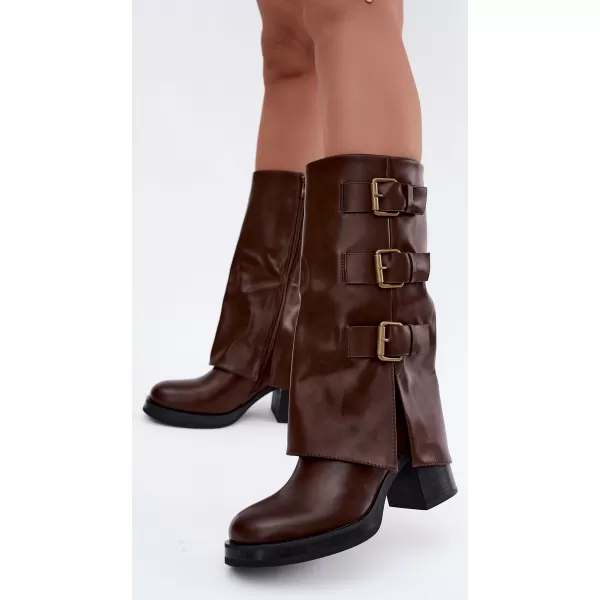  Dámské kozačky BOTO C-355 BROWN 