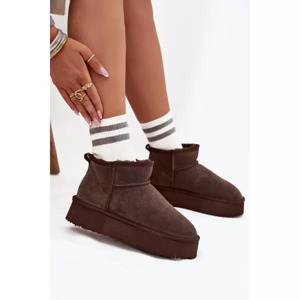 Dámské sněhule VINCEZA 97962 CHOCOLATE 