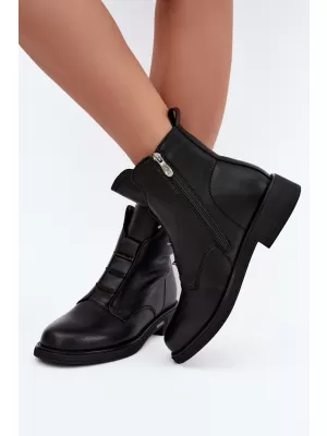 Dámské kotníkové boty D&A CR62-3429 BLACK