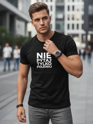 Pánské triko DSTREET ČERNÁ