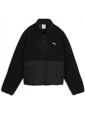 Dámská bunda PUMA RE:FIBRE SHERPA JACKET W 69456701 PUMA BLACK