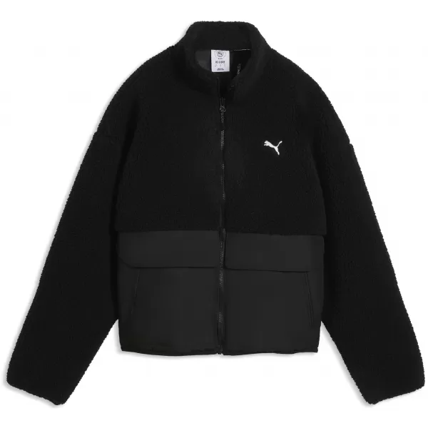  Dámská bunda PUMA RE:FIBRE SHERPA JACKET W 69456701 PUMA BLACK 