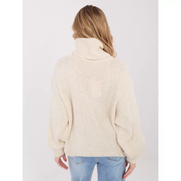  Dámský svetr FACTORY PRICE IN-SW-3176.26 LIGHT BEIGE 