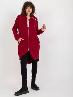Dámská mikina RELEVANCE RV-BL-4742.20P BURGUNDY