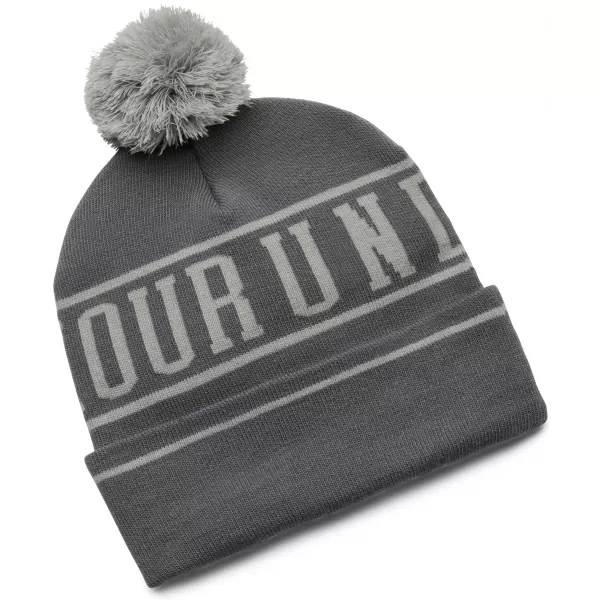  Pánská čepice UNDER ARMOUR M HALFTIME POM BEANIE 1386634-709 ZELENÁ 
