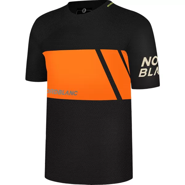  Pánské funkční cyklo tričko NORDBLANC MUD NBSMF8083 ORANŽOVÁ 