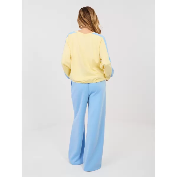  Dámská tepláková souprava RUE PARIS IT-KMPL-22227.85 BLUE 