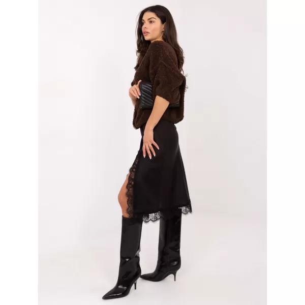  Dámský svetr ITALY MODA IT-SW-72987.00 DARK BROWN 