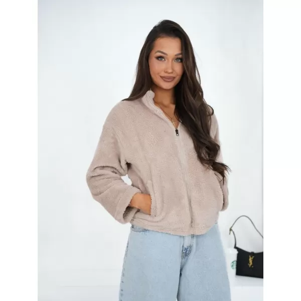 Dámská mikina FACTORY PRICE CS-BL-BT1033.09 LIGHT BEIGE 