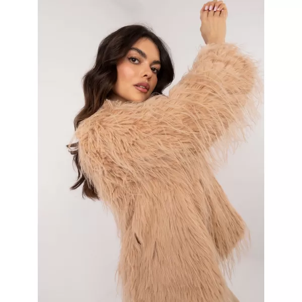  Dámská bunda WOOL FASHION ITALIA AT-KR-2359.96P CAMEL 