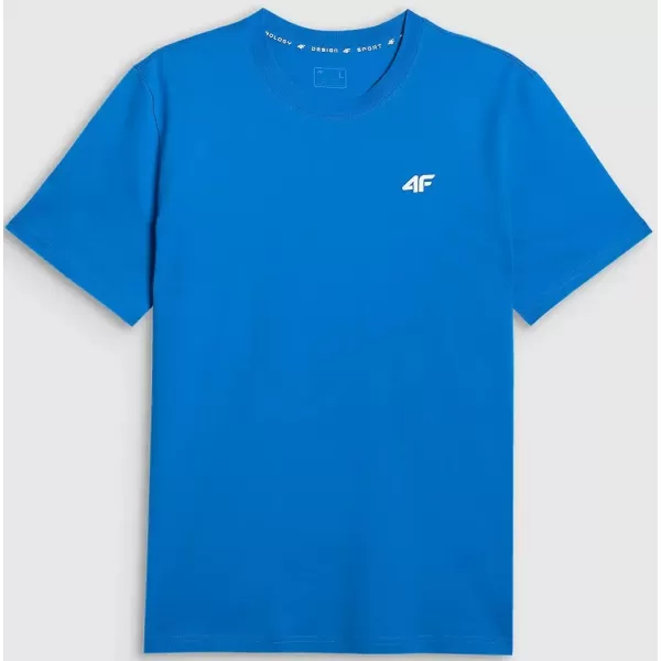  Pánské triko 4F 4FWMM00TTSHM3341 BLUE 