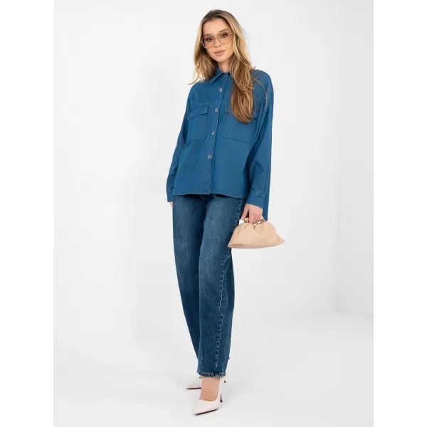  Dámská košile ITALY MODA IT-KS-FL9968.28 BLUE 