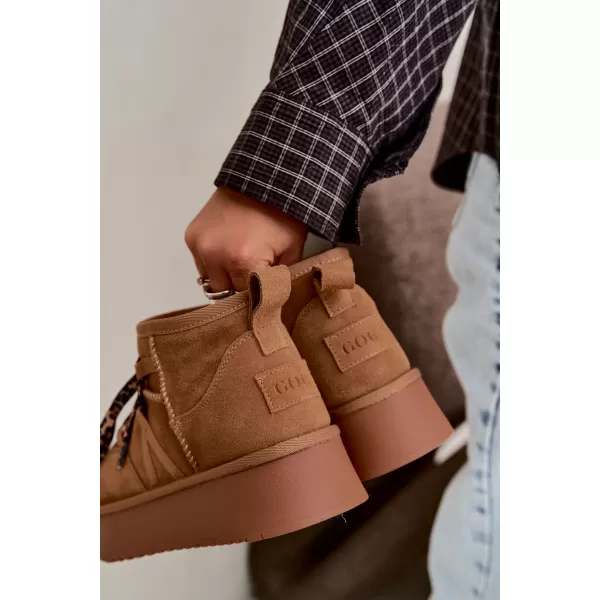  Dámské sněhule GOE UU2N4920 CAMEL 