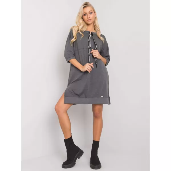  Dámské šaty RELEVANCE RV-SK-6273.47P DARK GREY 