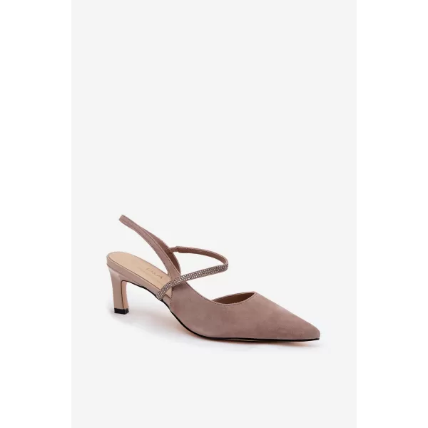  Dámské sandály D&A CR61-3048 BEIGE 