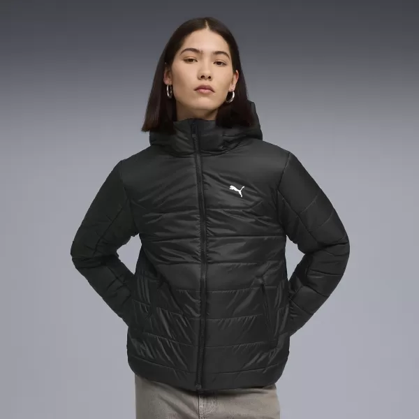  Dámská bunda PUMA ESS HOODED PADDED JACKET 68523101 PUMA BLACK 