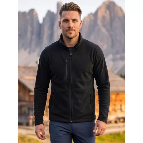  Pánská micro fleece mikina MALFINI FACTOR 852 ČERNÁ 