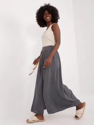 Dámské kalhoty OCH BELLA TW-SP-BI-81733.14 DARK GREY