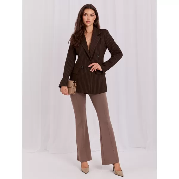  Dámské tepláky RUE PARIS RV-DR-A1060.81 LIGHT BROWN 