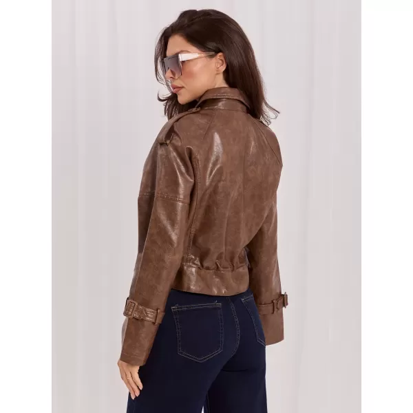  Dámská bunda ITALY MODA IR-KR-AY1007.97P BROWN 
